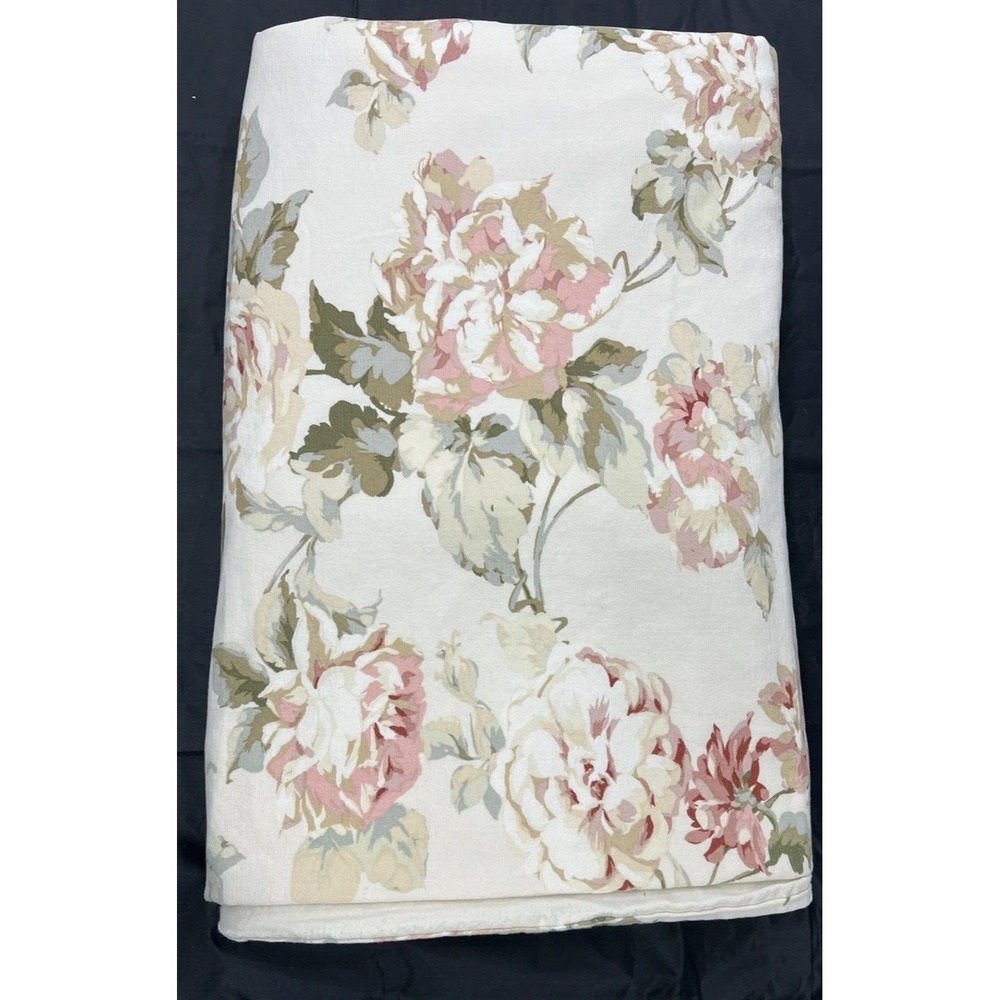 Vintage Cabbage Rose Chic Shabby Queen Duvet Cover Chicago Textile Co Linenfold